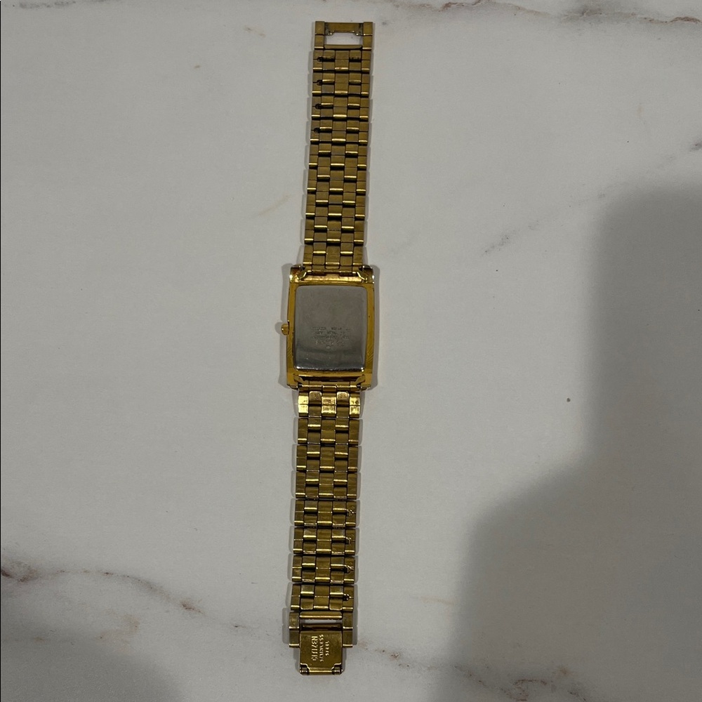 Citizen Gold-Tone Rectangular Watch - image 3